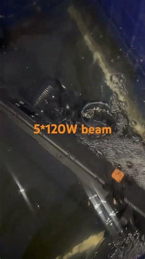 Vshine 5*120W beam ,IP65 testing