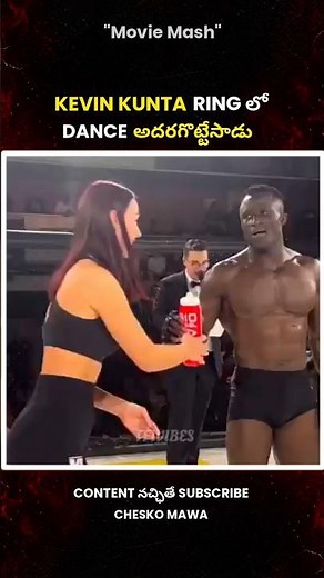 Kevin Kunta killed it with his dance in the ring!🤯#ramcharan#bodyguard#kevinkunta#viral#shorts#tr...