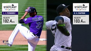 Fastest pitches of the season