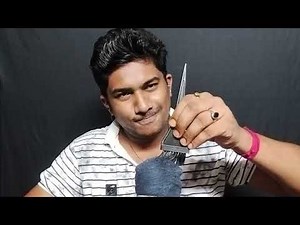 ASMR: Binaural Haircut with Soft Scissor Sounds and Tingle-Inducing Brushing