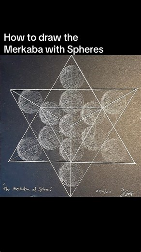 How to draw a Merkaba with Spheres