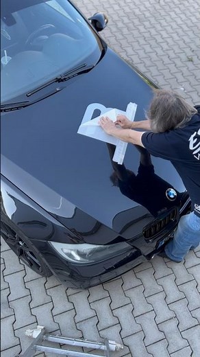 Auto Sticker anbringen wie ein Profi! #bimmergarage #eserwerbetechnik #bmw #tuning