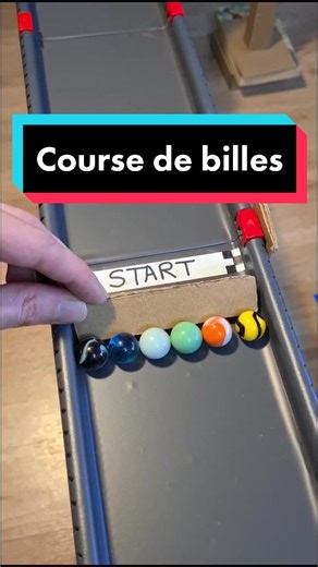 Course de billes : le défi des billes en mouvement