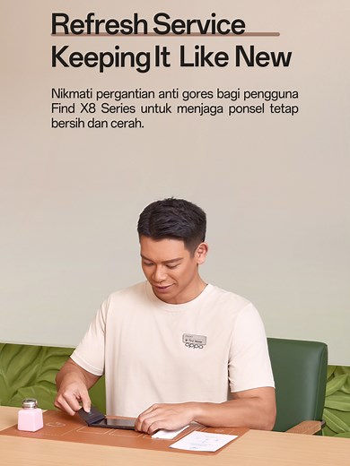 Layanan Refresh Service OPPO: Ganti Anti Gores Gratis