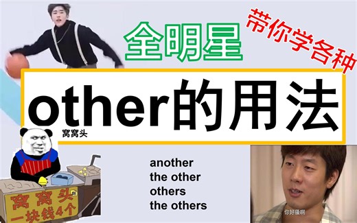 一节课秒懂英文各种other的用法，有趣好玩！