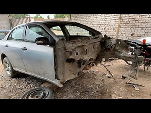 Major Front End Rebuild of Toyota Corolla | Full Dismantle Process