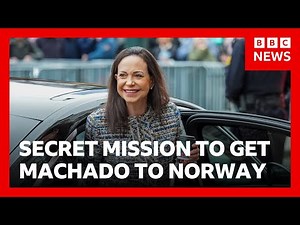 How María Corina Machado was snuck out of Venezuela | BBC News