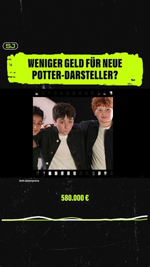 Weniger Geld für neue Potter-Darsteller?
