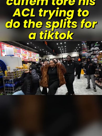 Cuffem gets a leg injury after attempting to do the splits #fyp #clips #streamerclips #cuffem #cuffemclips