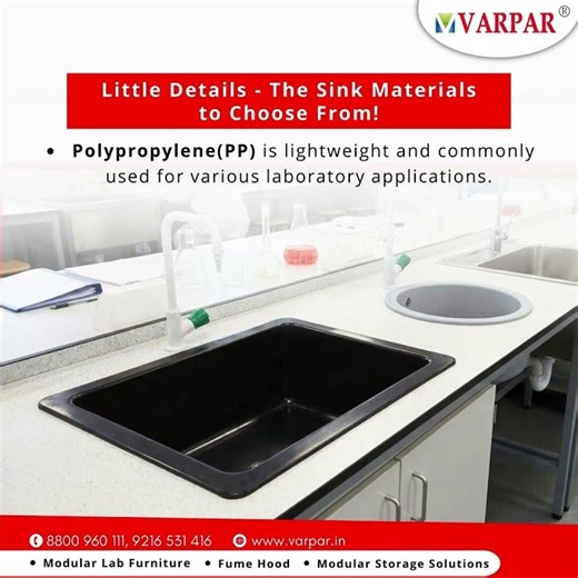 Choosing The Right Sink Material Shapes Your Labs Performance #sink #short #laboratory #youtubeshort