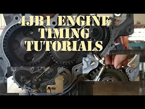 4JB1 Isuzu timing engine tutorial