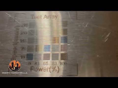 How to Color Stainless Steel with WeCreat Vision 20W Laser – Easy Step-by-Step Guide