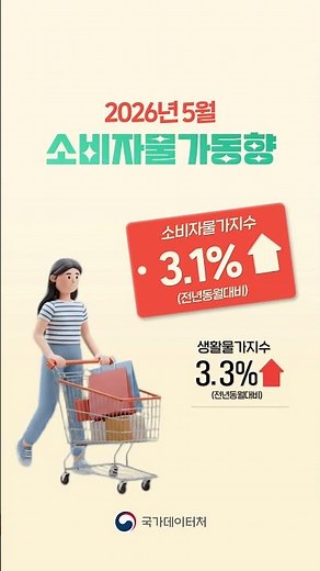 2026년 5월 소비자물가동향🛒