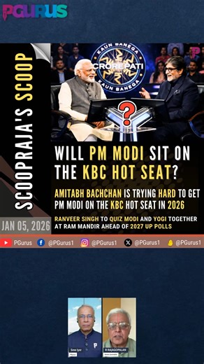 11K views · 280 reactions | Sensational! Did Modi know something was going to happen? Was that why he called Trump twice? Is Priyanka Vadra going to be managing the Assam elections? Many more interesting developments! | PGurus.com | Facebook