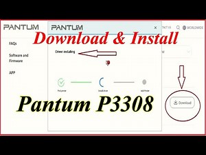 Pantum P3308 Driver Download And Install | How To Install Pantum Printer | Pantum P3308dw