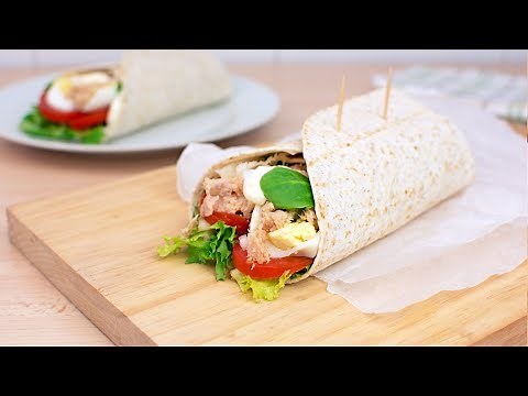 Tuna & Egg Salad Wraps - How to Make Tuna Wraps at Home