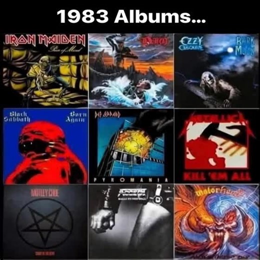 Favorite Heavy Metal Albums of 1983
