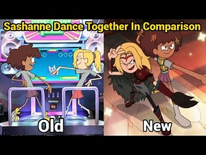 Sashanne Dance Together In Comparison, Old vs New | Amphibia (S1 EP20 & S3 EP16B)