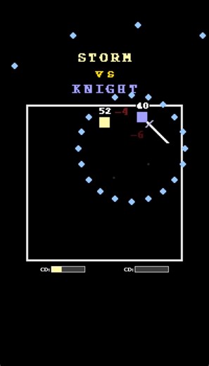 Storm VS Knight Simulation
