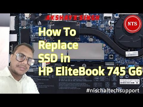 How to replace ssd in hp elitebook 745 g6
