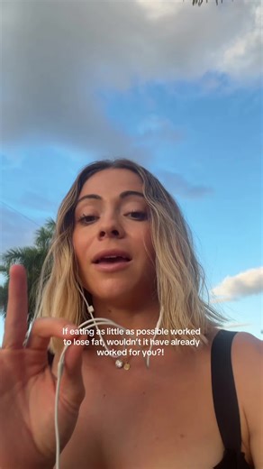 Clients that are scared to eat more, I just ask well are you seeing long term sustainable results eating little? Answer is always no! #gymtok #fatloss #fitnessjourney