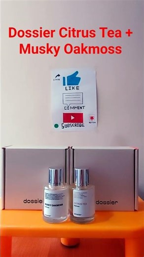 🔥 Dossier Citrus Tea EDP 50ML Update + Dossier Musky Oakmoss EDP 50ML Unboxing & First Sniff!?