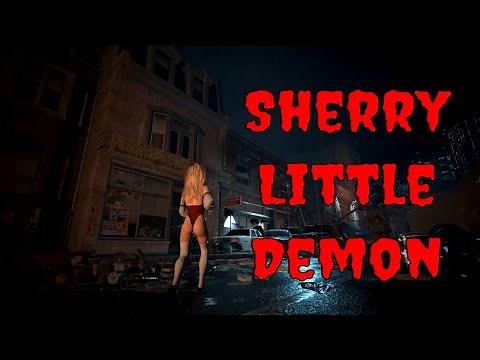 Resident Evil 2 Remake Sherry in Little Demon /Biohazard 2 mod [4K]
