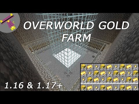 Overworld Gold Farm - 1.16 & 1.17+ - Minecraft (Java Edition)
