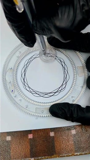 Mesmerizing Spirograph Patterns You’ll Love#satisfying #oddlysatisfying #relaxingvideo #arttok