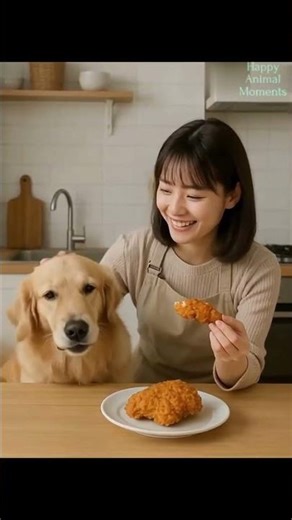 Sweet Dog and Owner Moment 💖 #CuteAnimals