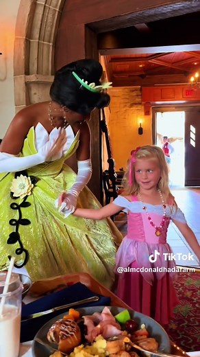 👑Akershus Royal Banquet Hall 👑 A dream came true for this little princess when she got to see so many of her favorite princesses. Akershus is located in Epcot. Breakfast was 10/10. Princess Experience 10/10. #disneyworld #disneymom #disney #epcot #familytime