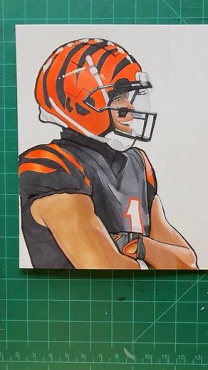 Drawing NFL Stars! #shorts