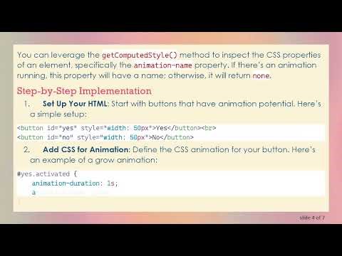 How to Check if a CSS3 Animation is Running on a DOM Element with JavaScript