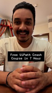 UiPath Crash Course | Complete 7-Hour Beginner to Intermediate Training! Unlock the full power of UiPath in this comprehensive, step-by-step crash course. Designed for both beginners and those looking to level up their automation skills, this 7-hour video covers everything from setup to deployment #UiPath #UiPathTraining #RPA #RPACrashCourse #UiPathBeginners #AutomationTraining #StudioX #UiPathOrchestrator #ExcelAutomation | Tutorials by Mukesh Kala