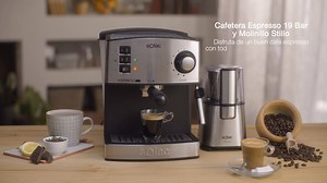 Nouvel arrivage ! machine a café expresso SOLAC 850w 19 bar VAPEUR POUR LAIT CHAUD 2FILTRE INOX CHAUFFE ULTRA RAPIDE RESERVOIR AMOVIBLE! | Promodeal.com.tn