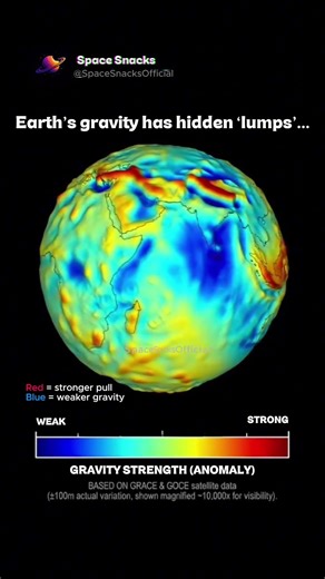 Earth’s Gravity Isn’t the Same Everywhere 🌍