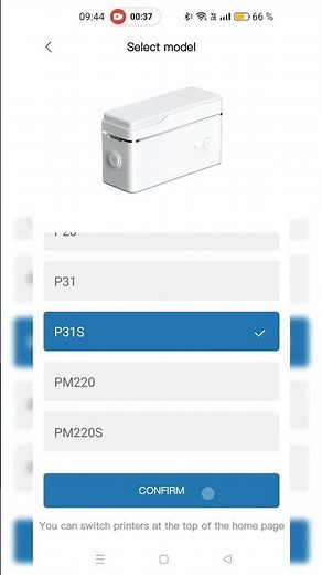POLONO P31S Portable Label Maker Machine & Labelnize Android application #polono #shortvideo