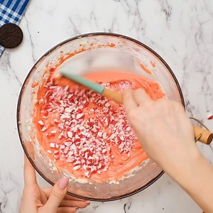 5.8K views · 26 reactions | This cool, creamy, homemade candy cane pie is the perfect holiday dessert!!!! Recipe > https://spaceshipsandlaserbeams.com/candy-cane-pie/ An Oreo crust, whipped cream, and cream cheese filling with plenty of peppermints make for one irresistible dessert. | Spaceships and Laser Beams | Facebook