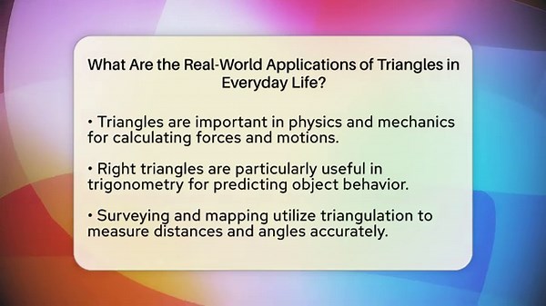 What Are the Real-World Applications of Triangles in Everyday Life? | All About Geometry News
