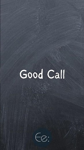 Good Call ☎️ What Does It Mean? English Explained #phrases #expression #meaning #idioms #good #call