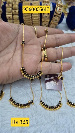 Daily wear manglesutra 5 layer gold plated #goldjewellery #wedding