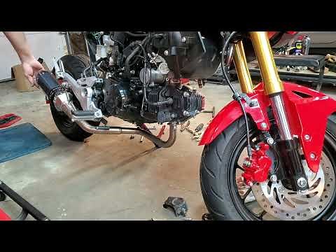 How to REALLY adjust idle speed and air screw Honda Grom & Monkey MSX125 Z125
