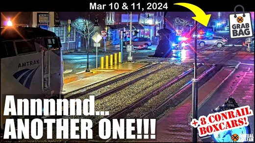 2K views · 184 reactions | Annnnnd Another One at Ashland, 8 Conrail Boxcars, Parking Car versus Engine & so much more! Cotton Belt, Minnesota Commercial & Pioneer Lines Engines! Garbauge Containers, End of the Line Squirrel & Much More! Please Like & Subscribe; it helps us to continue the Grab Bags and find new camera locations. | Virtual Railfan | Facebook