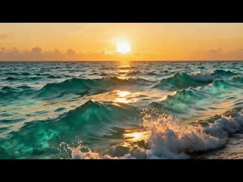 Ocean Waves 10 Hours 🌊 Calming Beach Sounds for Deep Sleep, Relaxing, Study & Stress Relief