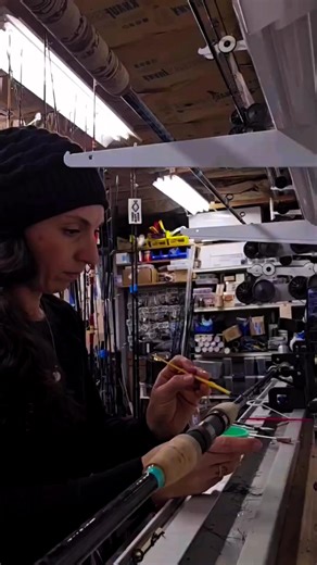 18K views · 180 reactions | Final clear coat going down on a custom Loop. Slow passes, light pressure, and letting the epoxy do its thing. This is the quiet part of the build where everything settles. #KYR #KnotYourRods #CustomRod #RodBuilding #ClearCoat #ASMRBuild #FishingGear #HandBuilt #RodLife #CustomFishingRod #LoopRod #BuiltNotBought | Knot Your Rods & Plastics LLC | Facebook