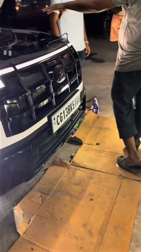 creta car projector installation original type #automobile #modified #accessories