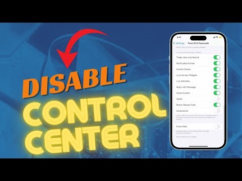 How to Enable/Disable Control Center On iPhone 15 Lock Screen