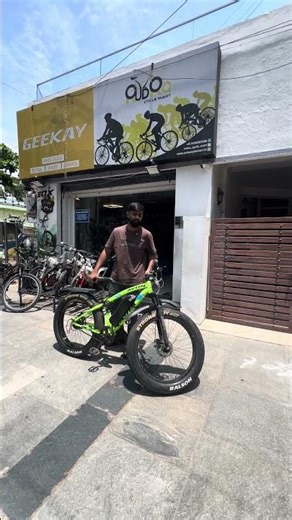 Normal fat tyre to electric cycle