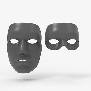 3D Mask STL File | Full & Half Face Cosplay Mask | Printable Costume Mask | Wearable 3D Print Mask for Adults - Etsy Canada