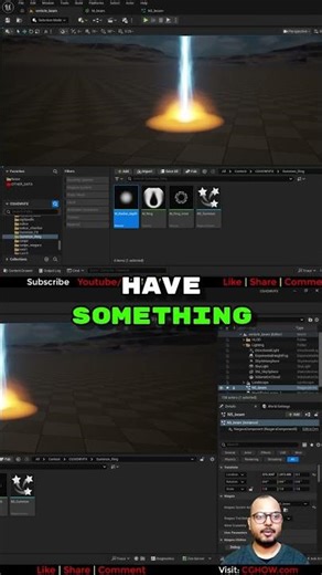 Enhancing Brightness in UE5 Niagara Effects #shorts